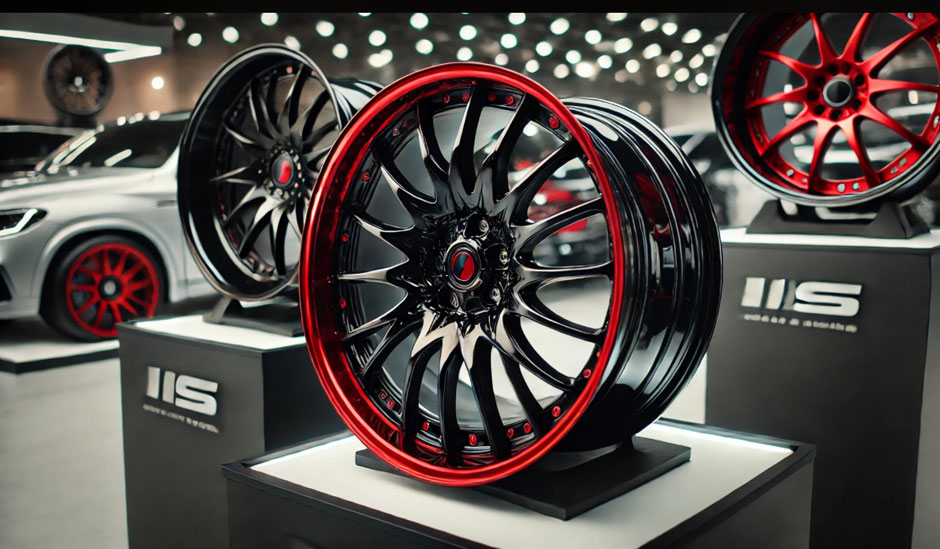 18 Black and Red Rims
