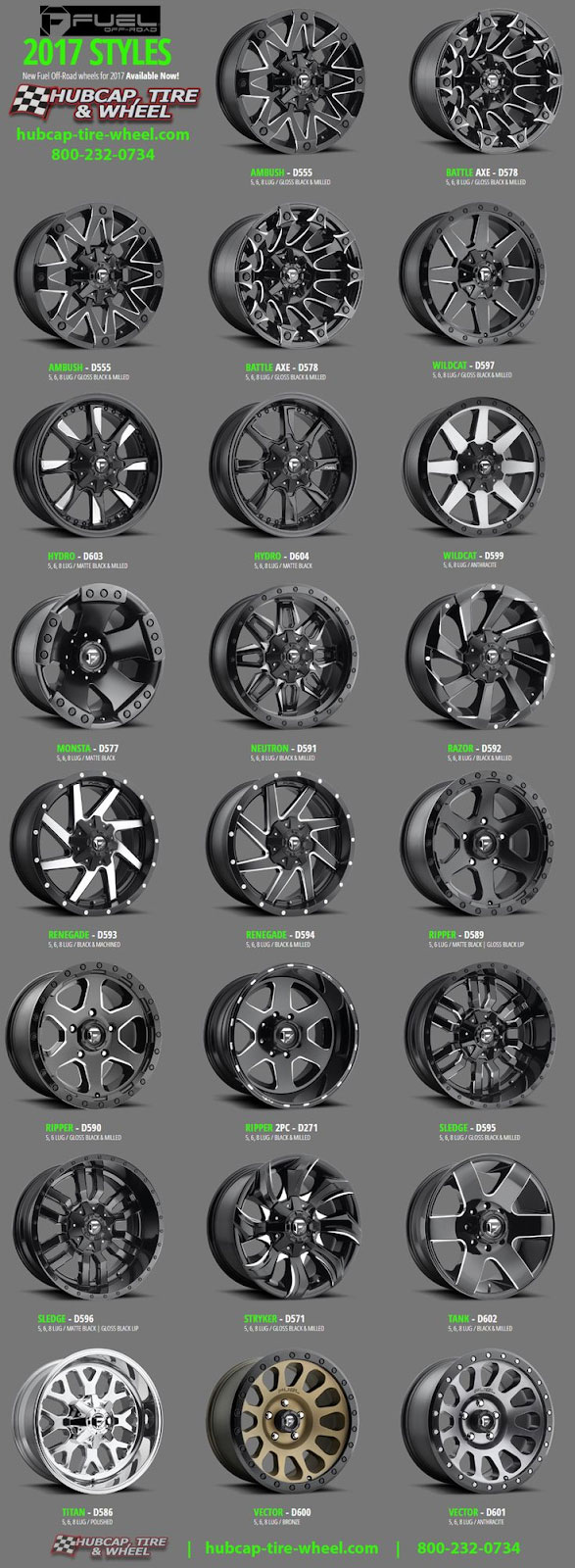 5 spoke truck wheels