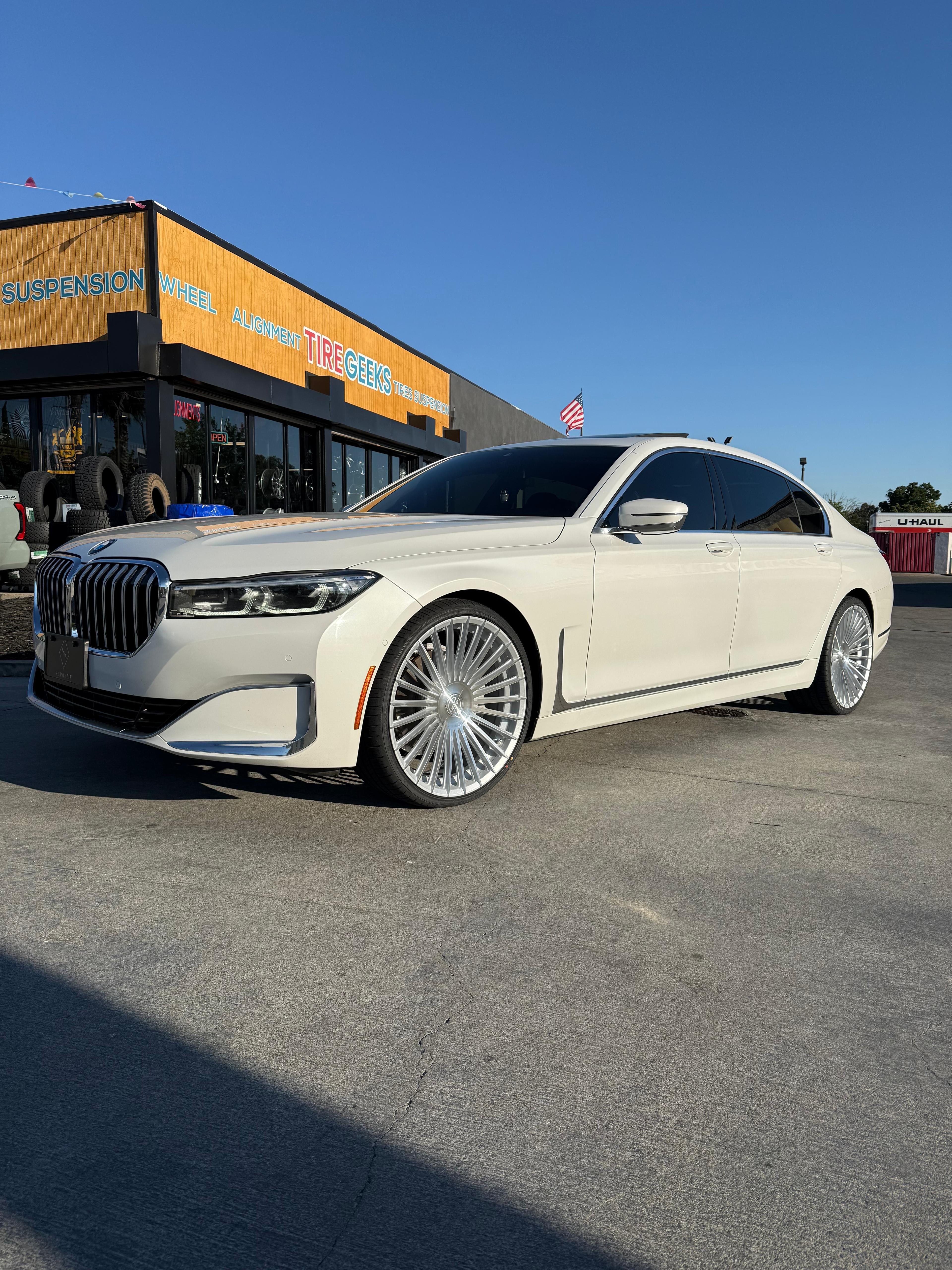BMW 7-Series - Silver Turbine Forged Wheels
