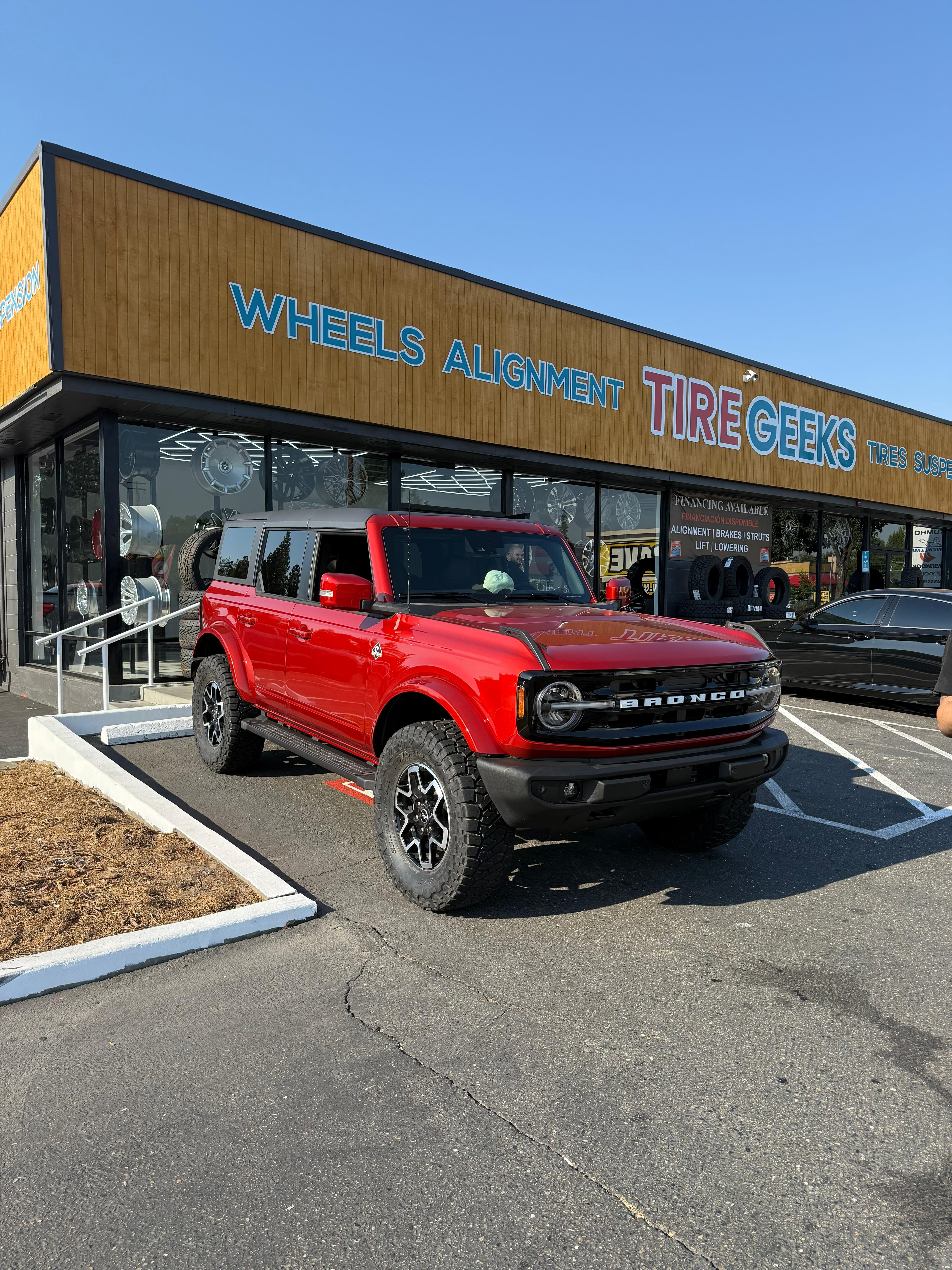 Ford Bronco - Black Off-Road Wheels